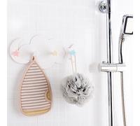 Xeme Cute 4 Hooks Strong Adhesive Cloud Hook Kitchen Wall Hanging Creative Nail-Free Seamless Rack Hanger Shelves Girls