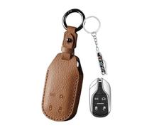 XENDRO Étui de e voiture en cuir synthétique pour Maserati Ghibli | Télécommande pour Maserati Levante GT Grant urismo Granca Brio, boîte à clés, coque de clé, porte-clés, orange