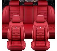 XENITE Housse Siege Voiture pour Alfa Romeo Mito 2008-2015 2016 2017 2018 2019, Ensembles de Housses de Siège sur Mesure Tuning Voiture Interieur Accessoire,Red
