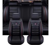 XENITE Housse Siege Voiture pour Mercedes Benz A160 180 B200 C200 C300 E Class 2000-2023, Ensembles de Housses de Siège sur Mesure Tuning Voiture Interieur Accessoire,BlackRed