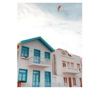 XENITE Impression sur Toile Peinture Affiches Et Impressions De Paysages Urbains De Londres, Inde, Costa Nova, Art Mural, Esthétique, Peinture sur Toile pour Salon, Décoration D'intérieur(I,40x60cm)