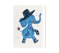 XENITE Impression sur Toile Peinture Animaux Dansant Tigre Crocodile Girafe Affiche Chambre Galerie Maternelle Chambre Enfants Moderne Toile Peinture(Ré,30x40cm)