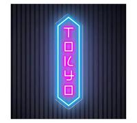 XENITE Néon Enseignes lumineuses Decor Décoration Murale Esthétique Au Néon Tokyo Veilleuse LED Pour Fête, Voyage, Entreprise, Ville De Tokyo, 50cmх14cm(UNE)