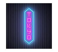 XENITE Néon Enseignes lumineuses Decor Décoration Murale Esthétique Au Néon Tokyo Veilleuse Pour Fête, Voyage, Entreprise, Ville De Tokyo, 50cmх14cm(UNE)