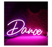 XENITE Néon Enseignes lumineuses Decor Enseigne Au Néon Dance Lumière Rose Décoration De Salle De Danse Bar Musique Live Club Fête Salle De Classe Maison Bar Applique Murale 40cm×20cm