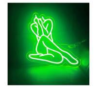 XENITE Néon Enseignes lumineuses Decor Enseigne Lumineuse Au Néon Pour Femme, Alimentée Par USB, Idéale Pour Une Fête D'anniversaire, Une Caverne D'homme 37cmx46cm(C)