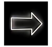 XENITE Néon Enseignes lumineuses Decor Flèche De Direction, Lumière Néon, Navigation, Décoration Maison, Bar, Chambre, Entreprise, Magasin, Entrée(UNE,50X37cm)