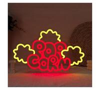 XENITE Néon Enseignes lumineuses Decor Lumières Néon Pop-corn Pour Salle De Cinéma, Boutique, Maison, Caverne D'homme, Décor De Cinéma 26x42cm