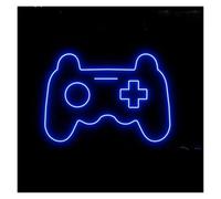 XENITE Néon Enseignes lumineuses Decor Manette De Jeu LED Néon, Décoration Murale, Contrôleur De Jeu, Panneau Suspendu Pour Chambre À Coucher, Fête Pour Hommes(Bleu,35cm)