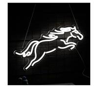 XENITE Néon Enseignes lumineuses Decor Panneau Lumineux Au Néon Pour Cheval LED À Intensité Variable, Pour Homme, Cave, Bar, Bureau, Zoo Décoration Murale, Alimenté Par USB 18.6cm×44cm