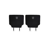 XENITE Protecteur de Dossier de siège de Voiture, 2 pièces, pour Peugeot 408L 508L 4008 5008, Coussinets Anti-Coups de Pied en Cuir, Tapis de Marche étanche,Normal-Schwarz