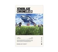 Xenoblade Chronicles 2 (2017) Poster sur toile pour décoration de chambre à coucher, bureau, décoration sans cadre 30 x 45 cm