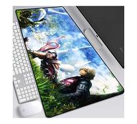Xenoblade Chronicles 900x400mm Tapis de Souris XXL Multifonction Gaming Mousepad XXL Grand sous Main, Anime Souris 3mm Bureau Anti-Glissant Surface Texturée pour Ordinateur, H