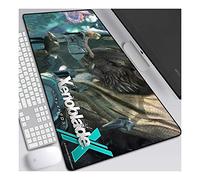 Xenoblade Chronicles Tapis de Souris XL 900x400mm Hydrorésistant Anime Mouse Pad Grand Tapis de Souris Gamer avec Base en Caoutchouc Anti-Glissant Surface Texturée pour Ordinateur et PC, C