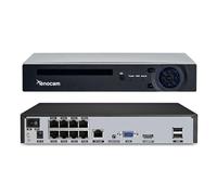Xenocam Enregistreur vidéo réseau de sécurité 8 canaux PoE NVR 5 MP H.265 Prend en Charge Les caméras IP 8 x 5 MP/4 MP/3 MP 1080p, détection de Mouvement, alertes