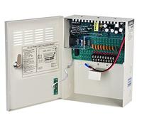 Xenocam Unité d'alimentation régulée à 9 canaux 9 voies 12 V 5 A CC avec batterie de secours pour alarmes antivol caméras de vidéosurveillance Contrôle d'accès PTZ
