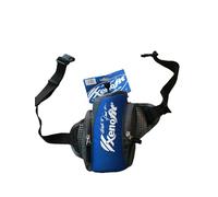 Xenofit Deuter Ceinture d'hydratation/ceinture de sport/ceinture pour gourde - Sans bouteille - Avec empiècement en filet, deux petites poches zippées et une grande poche pour le réservoir