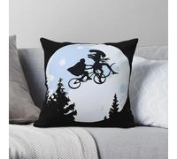Xenomorph E.T. Taie d'oreiller carrée extra-terrestre en polyester lin velours créatif fermeture éclair Decor Throw Pillow Home Cushion Case