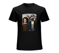 Xenomorph T-Shirt Ellen Ripley T-Shirt American Gothic Painting Alien Funny Short Sleeve Funny Design Top Tee Black L