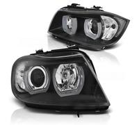 Xenon Avant-Garde 3D Angel Eyes Pour BMW Série 3 E90 E91 05-08 Noir LPBMI6