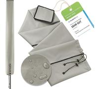 Xenoria Protection de séchoir à linge de qualité supérieure - Compatible avec tous les modèles - Tissu Oxford 600D robuste - Imperméable et résistant aux UV - Fermeture éclair sur toute la longueur -
