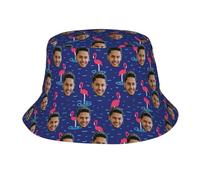 Xenorith Bob Personnalisable Bob Chapeau Personnalisé Chapeau de Peche Homme Femme Ajoutez Un Design Rigolo avec Logo ou Texte bob - Idée Cadeau Originale Soleil pour Randonnée