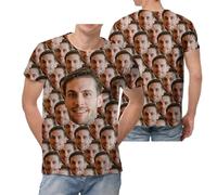 Xenorith T Shirt Personnalisé Homme Femme - Tee Shirt Personnalisable avec Texte Photo Logo, Cadeau Drôle, Coupe Unisexe, T-Shirt Imprimé à Créer Soi-Même