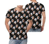 Xenorith T Shirt Personnalisé Homme Femme - Tee Shirt Personnalisable avec Texte Photo Logo, Cadeau Drôle, Coupe Unisexe, T-Shirt Imprimé à Créer Soi-Même