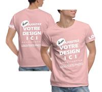 Xenorith T-Shirt Personnalisé - Tee Shirt Personnalisés à Imprimer avec Logo Texte Photo, T Shirt-Couple, Cadeau Humour à Créer Soi-Même Homme Femme