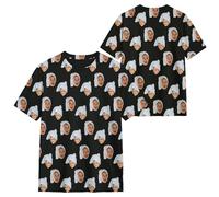 Xenorith Tee Shirt Personnalisable Homme Femme - Créez Votre Personnalisé avec Photo Texte Logo, Couple Tee Shirt, T-Shirt Drôle Imprimé, Cadeau Original à Offrir