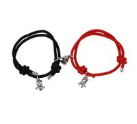 XENQITO 2 Pièces Bracelets MagnéTiques Pour Couple Avec Charme En Forme De CœUr, Bracelet Connecté Couple, Bracelets Assortis Pour Couple, Cadeaux Pour Amis, Petites Amies, Maris, éPouses & Amants