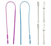 XENQITO 6 Pièces Enfile Aiguille,Passe fil Couture Facilitez Votre Travail De Couture,Lot De 6 Enfile Pince Couture,Enfile Aiguille Machine à Coudre Pour Diy,Cordon à Pince,Passe fil Couture