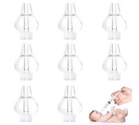 XENQITO 8 Pcs Seringue Nasale Bebe, Embout Seringue Nasale Bebe En Silicone, Embout mouche bebe Pour Seringue Lavage De Nez Bebe, Embout Mouche Bebe En Silicone Pour Seringue Lavage De Nez Bebe