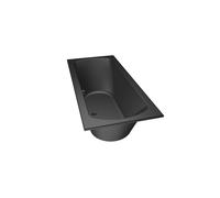Xenz Lagoon Baignoire duo - 170x75x53 - bonde Centrale - acrylique - ebony 6927-29