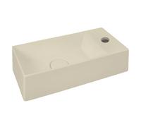 Xenz Rosa lavabo - 45x20cm - plateau droit - Sable mat AL8111-44