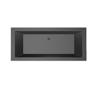 Xenz Society Baignoire duo - 180x80x53 - bonde centrale - acrylique - ebony 6853-29