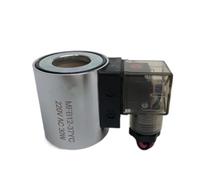 XEOWHUPG Bobine d'électrovanne hydraulique MFB12-37YC MFZ12-37YC 30W AC220V AC110V DC24V DC12V DC48V DC60V Diamètre du Trou 23mm Hauteur 51mm(MFB12-37YC AC220V)