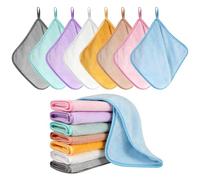 XEPST lingette demaquillante lavable, Serviettes Visage Réutilisables,Lingettes Démaquillantes Lavables Éliminent Instantanément les Impuretés avec juste de l'Eau