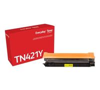 Everyday - Jaune - compatible - boîte - cartouche de toner (alternative pour : Brother TN421Y) - programme de retours Green World Alliance