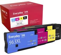 Xerox Encre remplace HP 963XL, 3JA30AE, 3JA27AE, 3JA28AE, 3JA29AE compatible pack bundle cyan, magenta, jaune, noir HP 963XL CMYK 006R04993