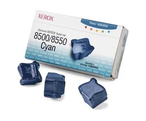 Xerox Encre solide 8500/8550 cyan (3 bâtonnets) - 108R00669
