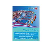 Xerox (R) Multipurpose Pastel Plus papier, papier de format Lettre, 10,9 kilogram, 30% recyclé, Aqua, Ramette de 500 feuilles