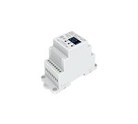XEUVYMWT Décodeur DC12-24V DMX512 à 4 canaux 0-10V DL avec Rail d'affichage numérique Convertisseur de Signal de Gradation 0-100 PWM adapté aux Bandes Lumineuses RVB/RGBW