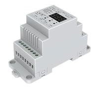 XEUVYMWT Décodeur DMX512 à Tension constante à 4 canaux, contrôleur RGB/RGBW, Montage sur Rail DIN, contrôleur de Gradation à 4 canaux 5-36VDC