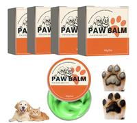 Xevinas Baume pour pattes de chien, 100 % naturel, baume nasal pour chien, avec huile de noix de coco, cire d'abeille, soin des pattes, soulagement et humidité, accessoire pour chiens et chats (240 g)