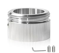 Xevinas Lot de 2 adaptateurs de thermostat de radiateur en acier inoxydable 304 pour Danfoss, Tado X, Oventrop et Homematic IP (A)