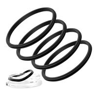 Xevinas Lot de 8 joints d'étanchéité en silicone pour couvercle de tasse - 590 ml - Remplacement pour gobelet isotherme en acier inoxydable - Compatible avec Ozark Trail (B)