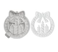 Xevinas Moules en silicone de Noël - Pendentif en forme de sapin de Noël - Cœur - Étoile - Flocon de neige - Bonhomme de neige - Maison pour bricolage - Décoration de sapin de Noël - Projets