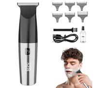 Xevinas Tondeuse à cheveux électrique de qualité supérieure pour homme - Lame en R avec distance zéro - Pour cadeau familial (A)