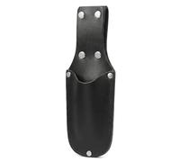 Xevtrak Étui Couteau Ceinture en Cuir Véritable Noir, Pochette Cuir Couteau Ceinture avec Clip, Etui Couteau Pliant Renforcé, Sac à Couteaux de Randonnée et de Camping avec Boucles de Fixation